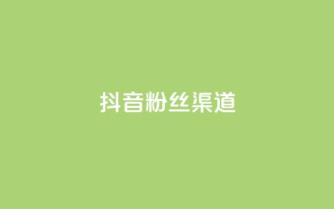 抖音粉丝渠道 - 抖音粉丝获取的途径有哪些?~ 第1张 抖音粉丝渠道 - 抖音粉丝获取的途径有哪些?~ 第1张