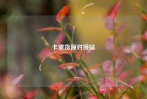 卡盟货源对接站
