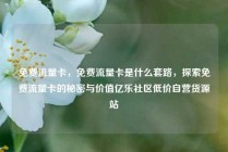 免费流量卡，免费流量卡是什么套路，探索免费流量卡的秘密与价值亿乐社区低价自营货源站