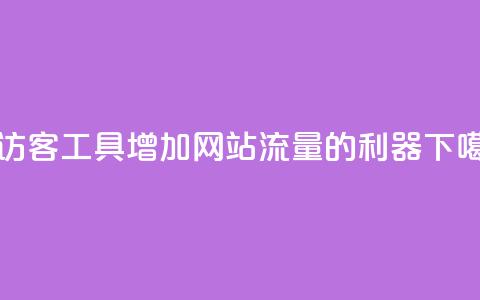 刷访客工具(增加网站流量的利器)  第1张