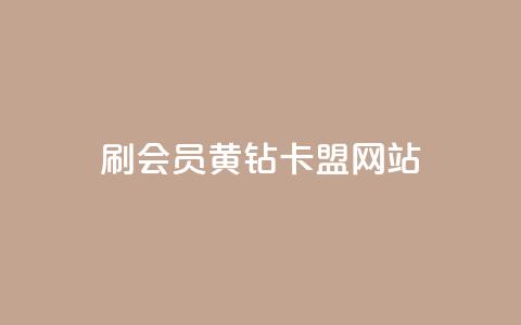 刷qq会员黄钻卡盟网站 - 提升QQ体验	，尽享黄钻会员服务新途径~  第1张