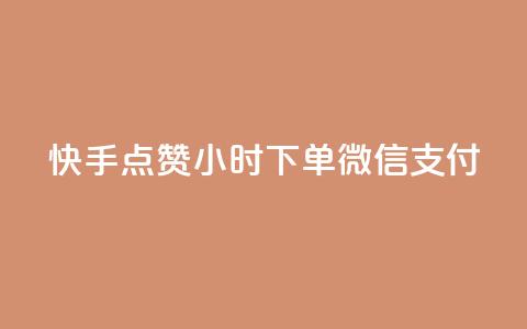 快手点赞24小时下单微信支付,抖音作品点赞充值 - Ks 低价双击 QQ说说赞秒赞自助  第1张