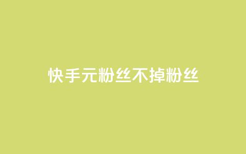 快手1元3000粉丝不掉粉丝 - 快手粉丝增长神器，1元即可获得3000真实粉丝	，持久稳定！~  第1张