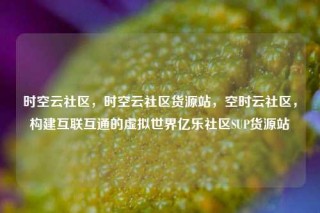 时空云社区，时空云社区货源站，空时云社区，构建互联互通的虚拟世界亿乐社区SUP货源站