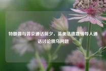特朗普与普京通话前夕，英美法德意领导人通话讨论俄乌问题