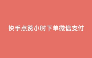 快手点赞24小时下单微信支付,王者1元秒一万赞 - QQ说说赞自助下单网站 - ks双参注册机