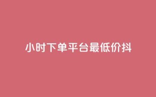24小时下单平台最低价抖,QQ名片1w - dy24小时下单平台粉丝 - 彩虹货源站