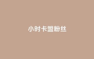 24小时卡盟粉丝 - 24小时卡盟粉丝的最佳选择：获得立竿见影的结果！!