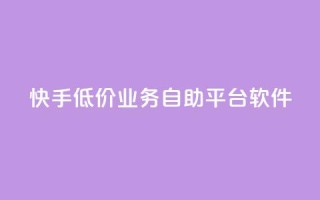 快手低价业务自助平台软件,ks业务免费下单平台最便宜 - 每天领取100000赞名片 - Ks24小时低价秒单业务