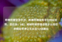 哔哩哔哩业务平台，哔哩哔哩业务平台网站优势，喜欢你，B站！揭秘哔哩哔哩业务平台背后的精彩世界亿乐社区SUP货源站