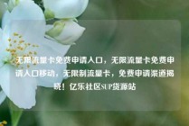 无限流量卡免费申请入口，无限流量卡免费申请入口移动，无限制流量卡，免费申请渠道揭晓！亿乐社区SUP货源站