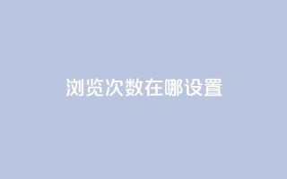 qq浏览次数在哪设置 - qq访客9万多