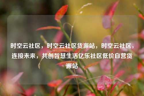 时空云社区	，时空云社区货源站，时空云社区，连接未来	，共创智慧生活亿乐社区低价自营货源站  第1张